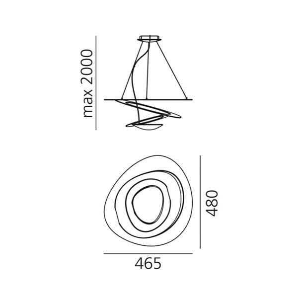 Artemide Pirce Sospensione