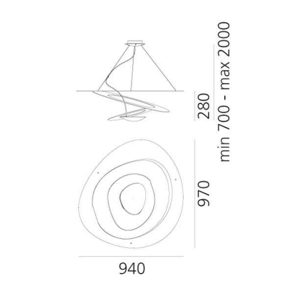 Artemide Pirce Sospensione