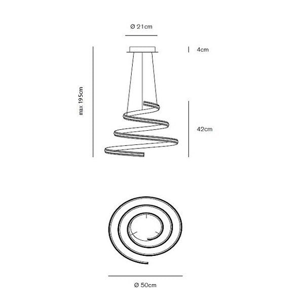 Vivida Spiral Sospensione