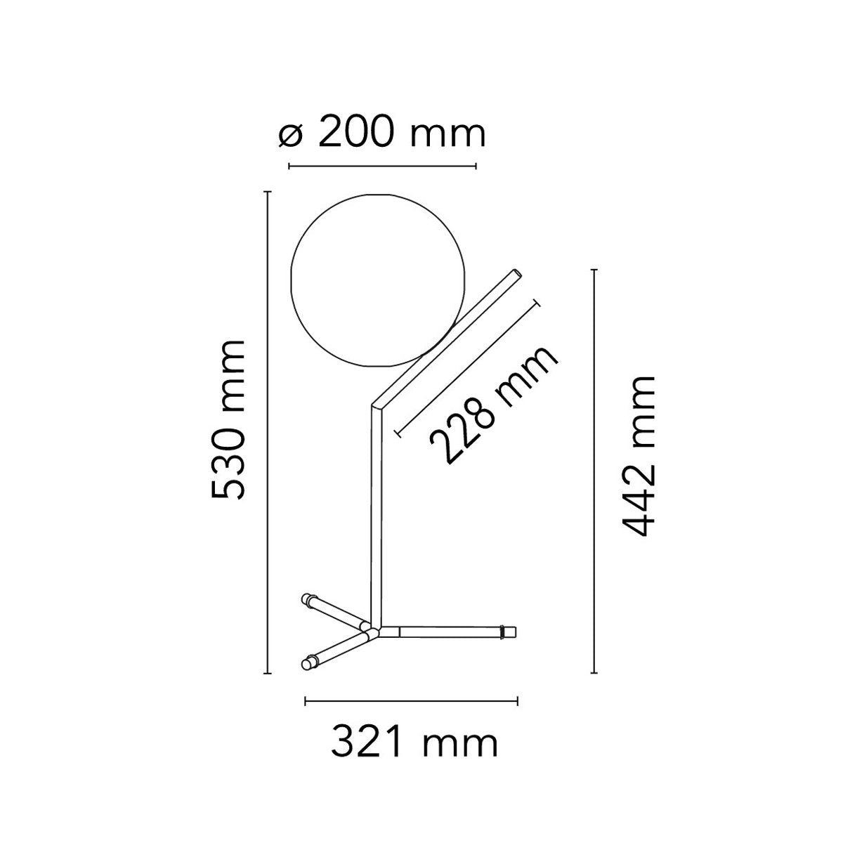 Flos IC T1 High Lampada da tavolo