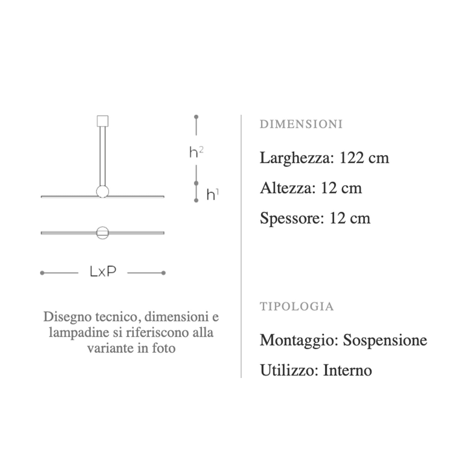 Italamp Regolo Sospensione