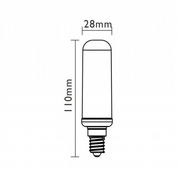 Tubolare E14 8W LED