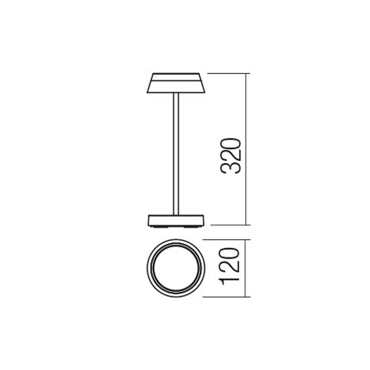 Redo Group Iluna Lampada ricaricabile