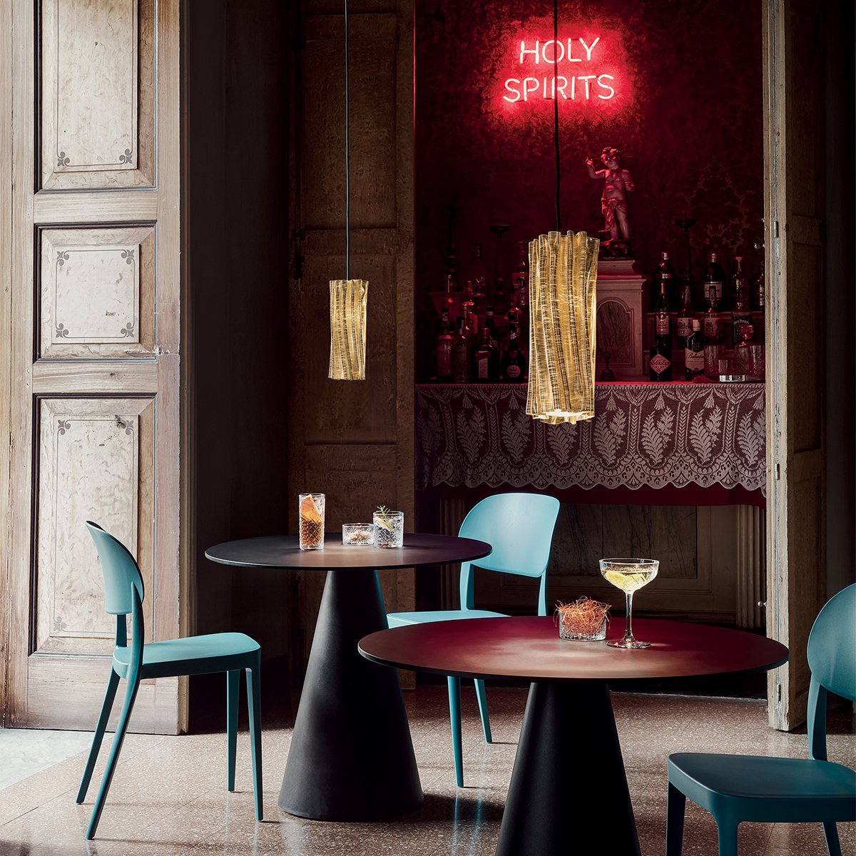 Slamp Accordéon Vertical Sospensione