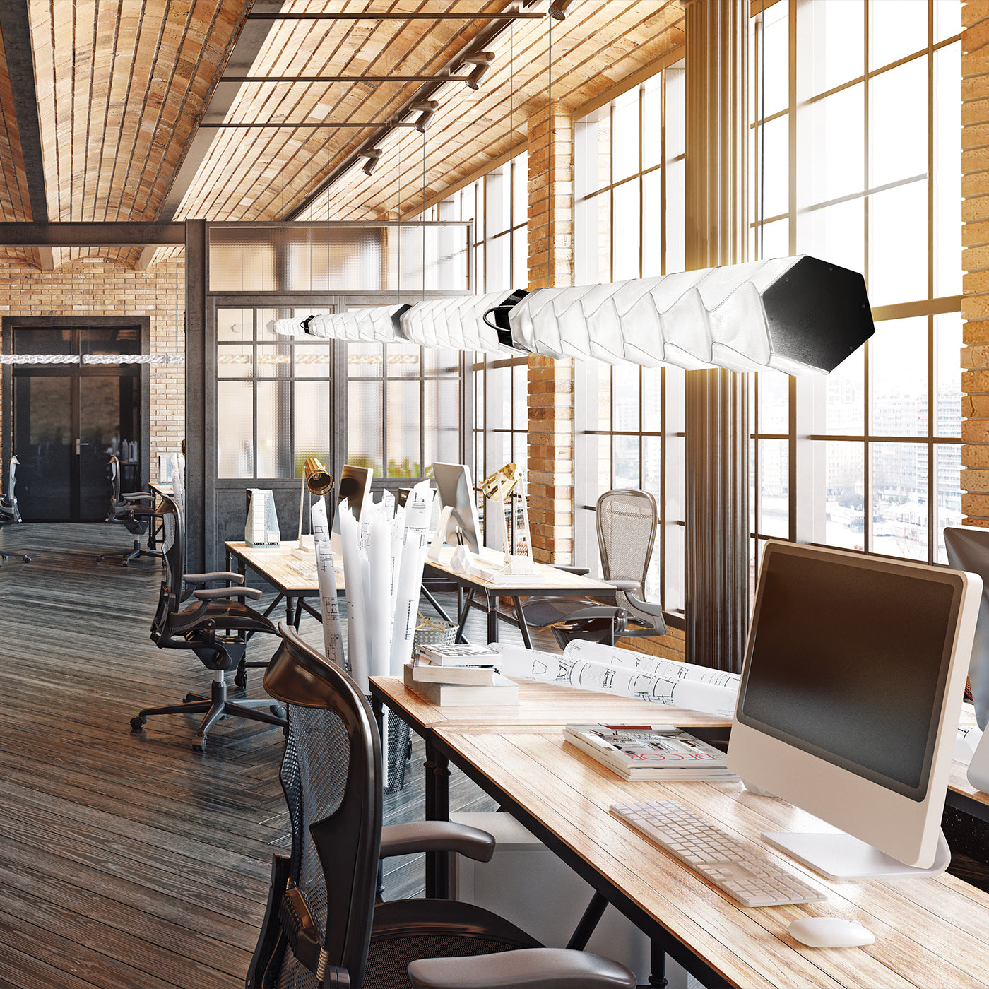 Slamp Hugo Architectural Sospensione