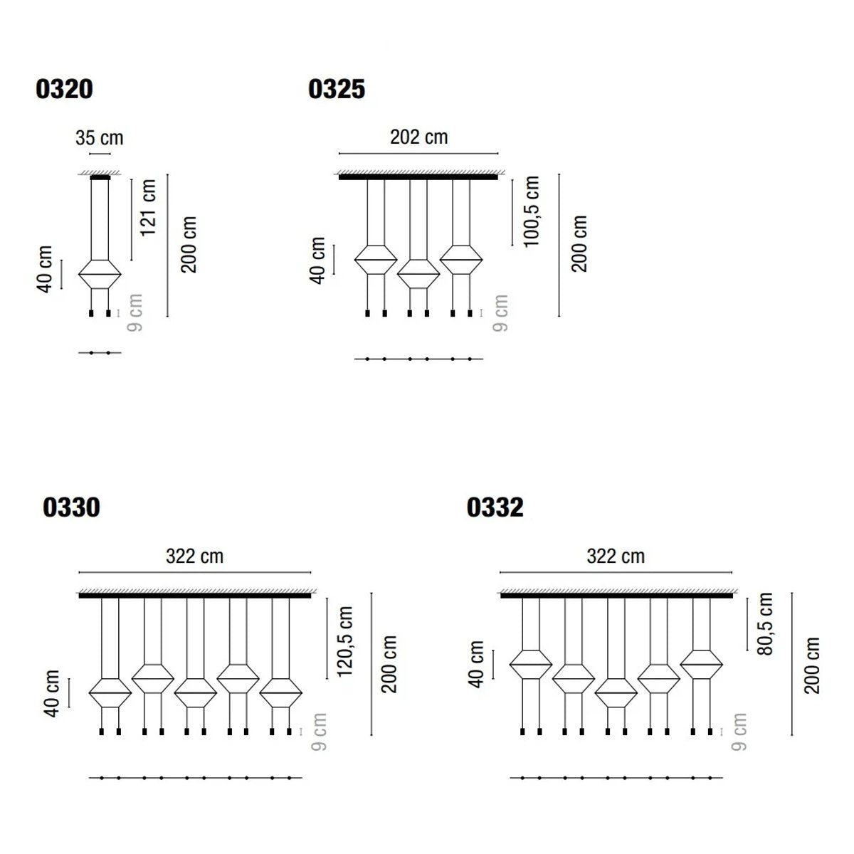 Vibia Wireflow Lineal Sospensione