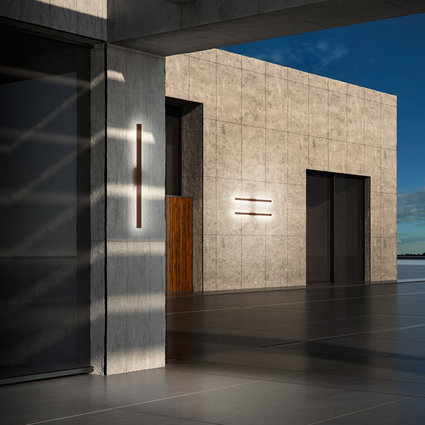 Ideal Lux Linea Applique Esterno