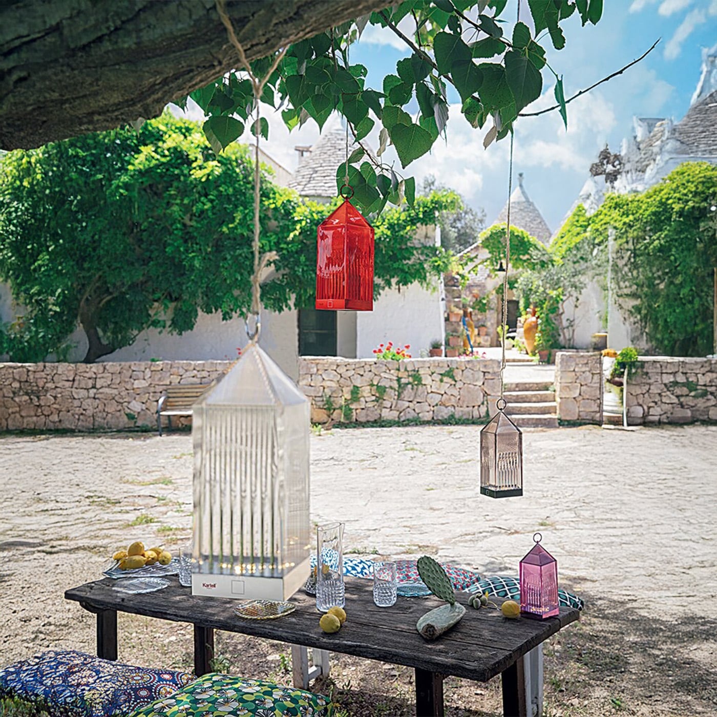 Kartell Lantern Lampada ricaricabile