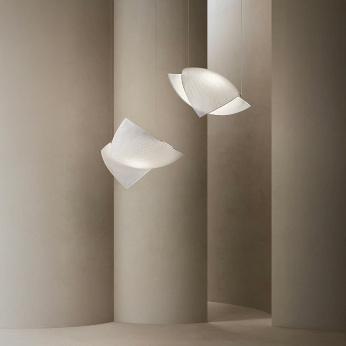 LedsC4 Voiles Plafoniera Sospensione