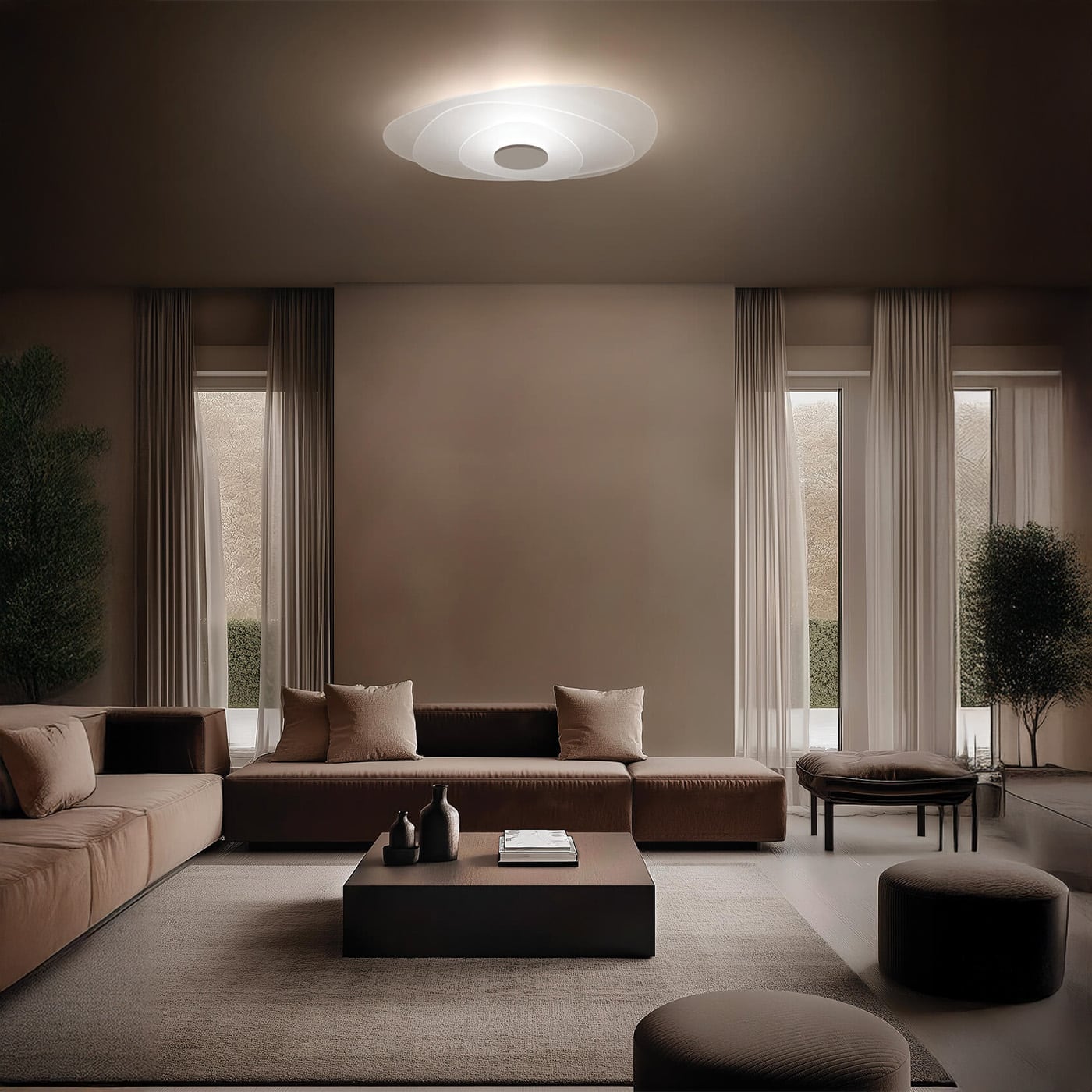 Linea Light Joint triangolare Applique Plafoniera