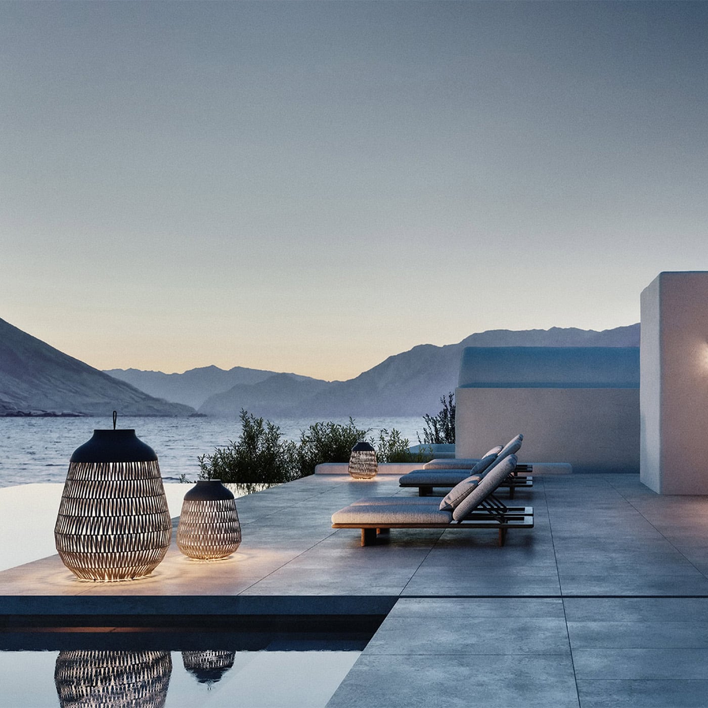 Lodes Stitch Lampada da Tavolo/Terra Outdoor