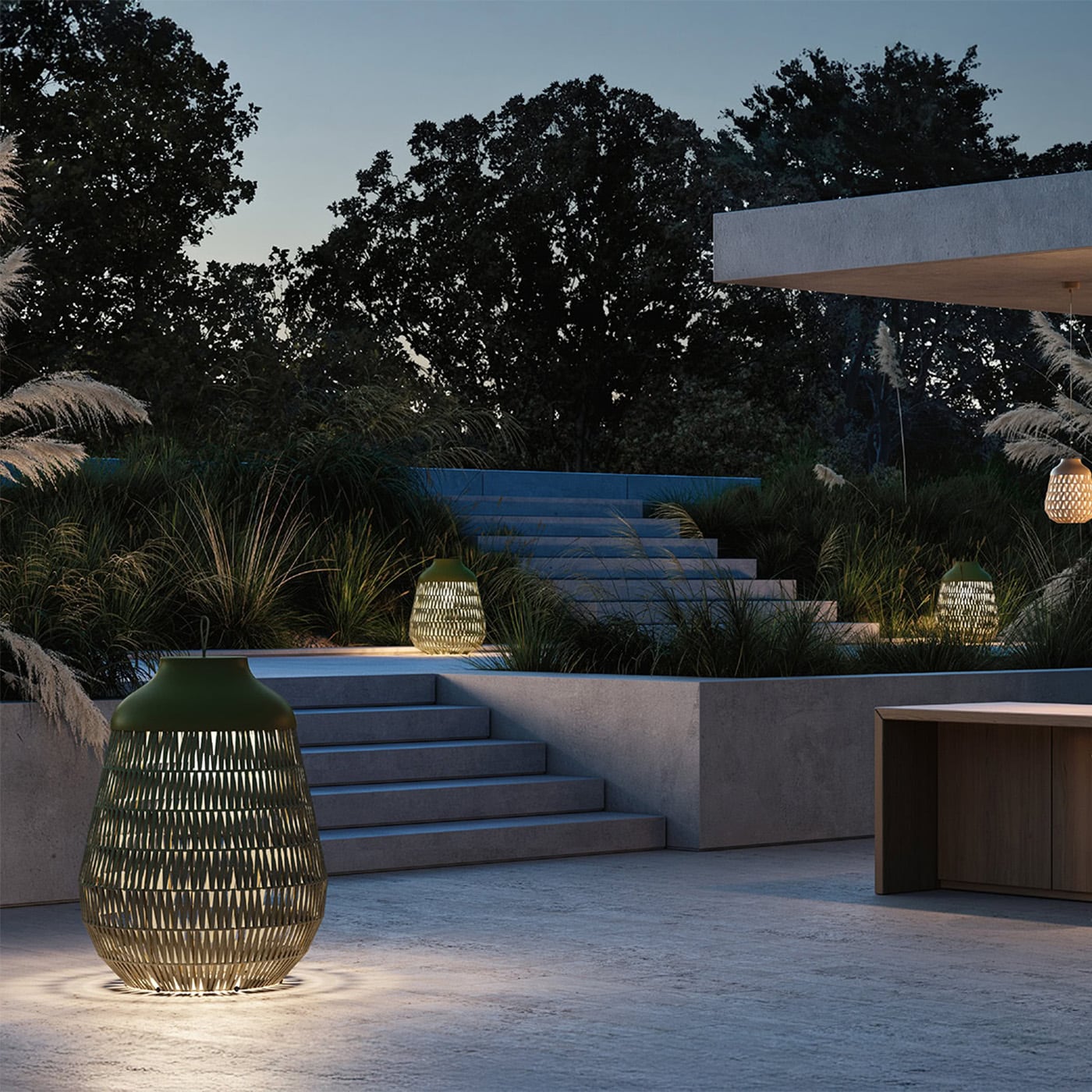 Lodes Stitch Lampada da Tavolo/Terra Outdoor