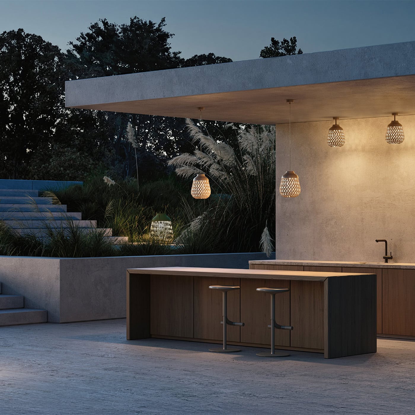 Lodes Stitch Plafoniera Outdoor