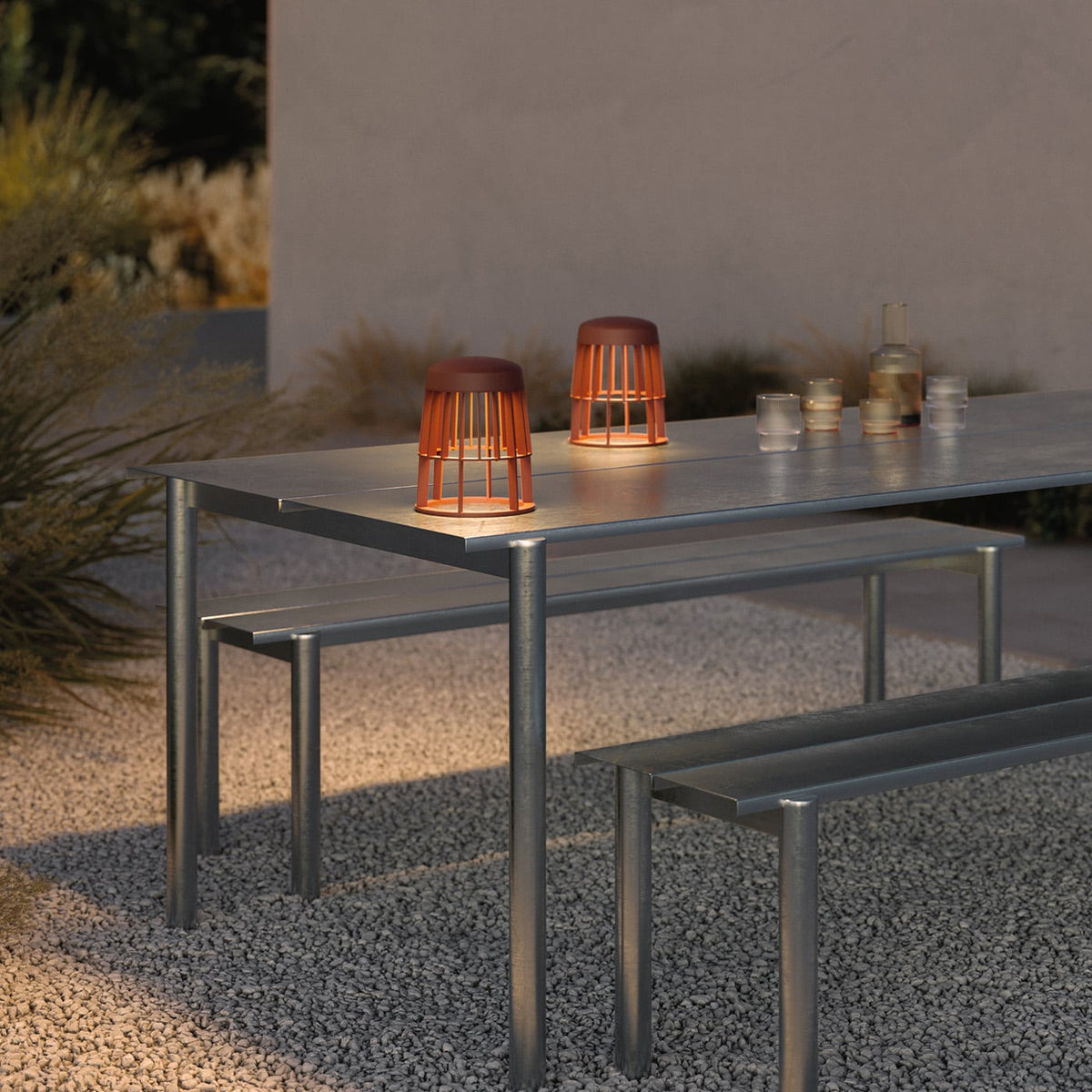 Panzeri Coralys Lampada da Tavolo Ricaricabile Outdoor