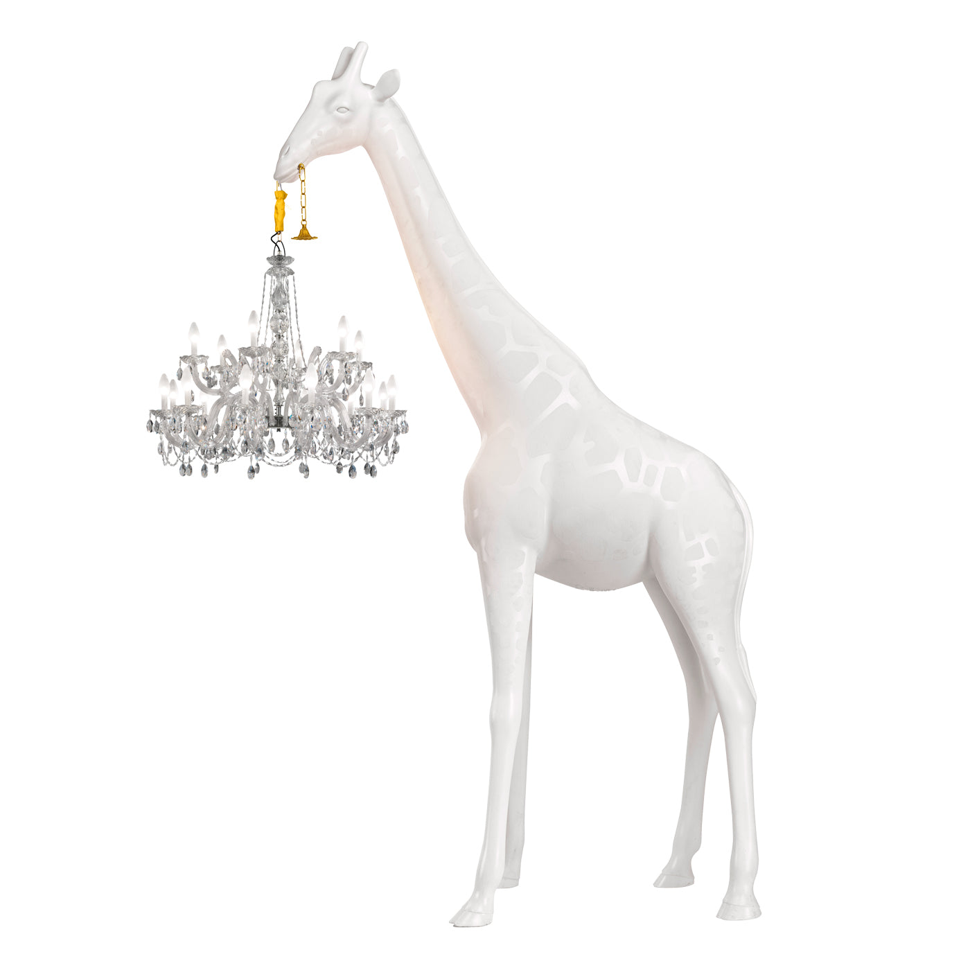 Qeeboo Giraffe in Love XL Outdoor Lampada in fibra di vetro