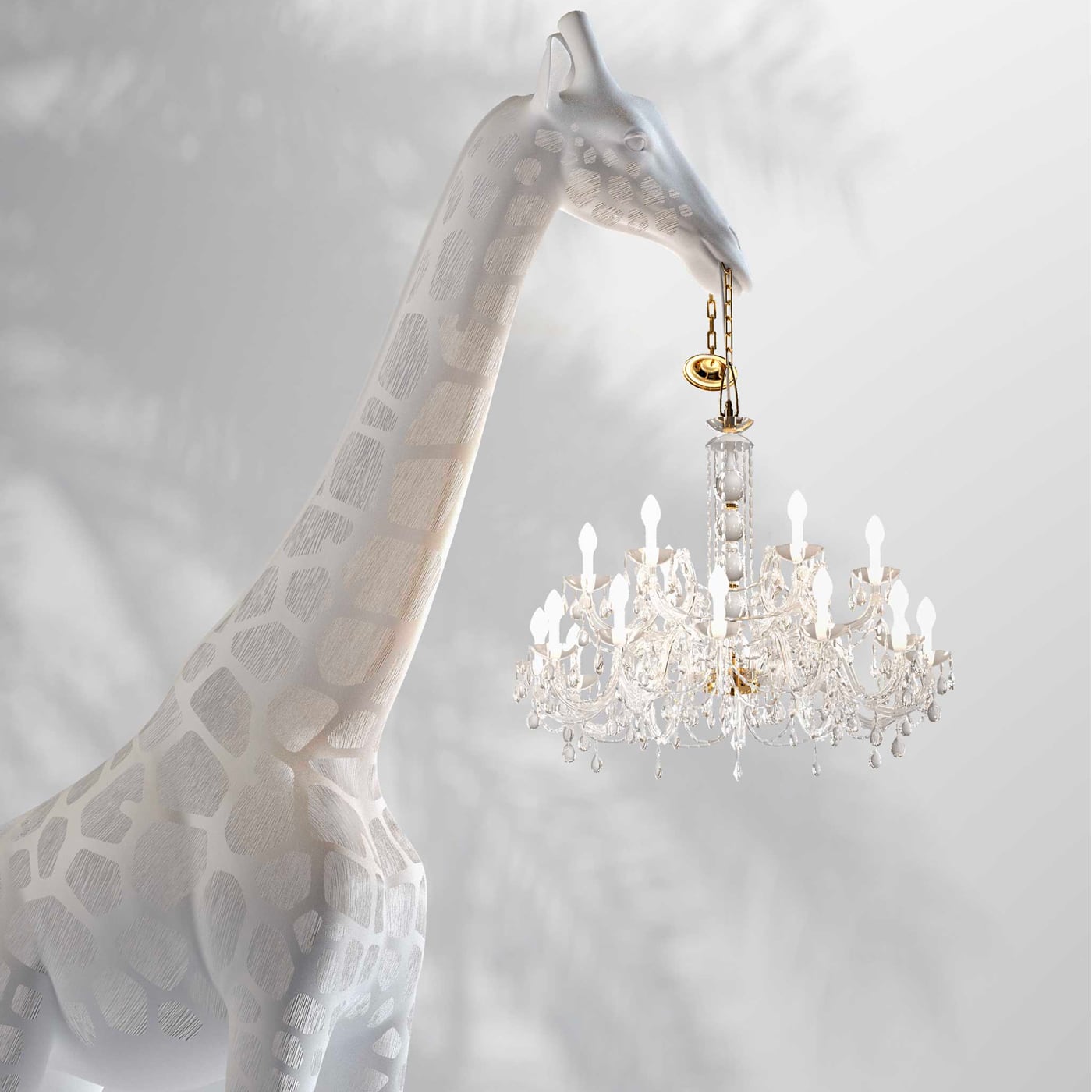 Qeeboo Giraffe in Love XL Indoor Lampada in fibra di vetro