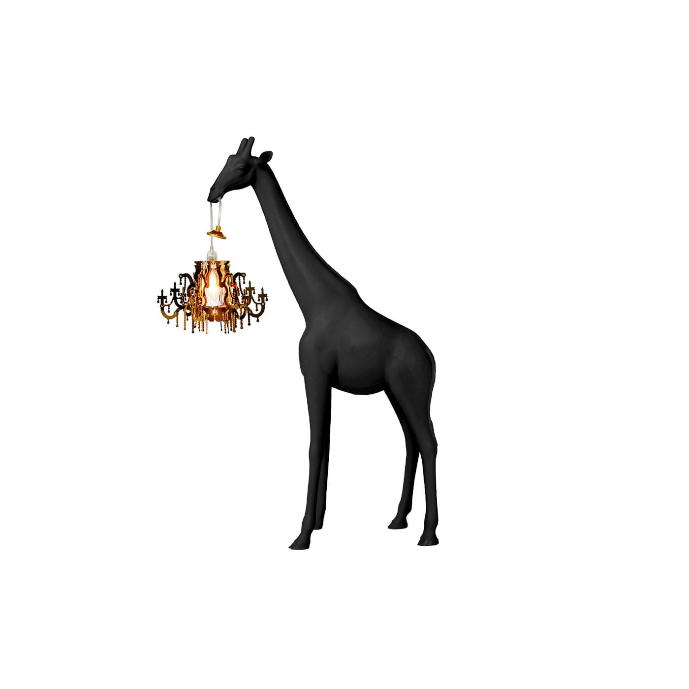 Qeeboo Giraffe in Love XS Lampada in polietilene