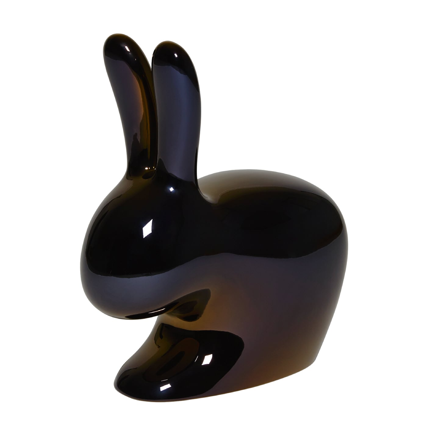 Qeeboo Rabbit Sedia Metal in polietilene