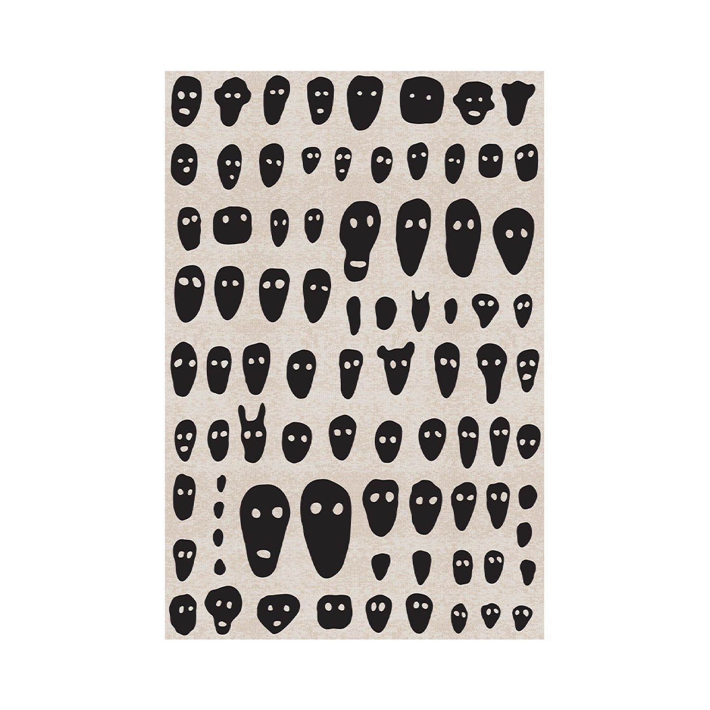Qeeboo Stencils Tappeto
