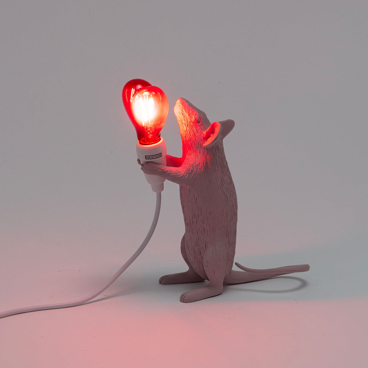 Seletti Mouse Step Love Lampada da tavolo