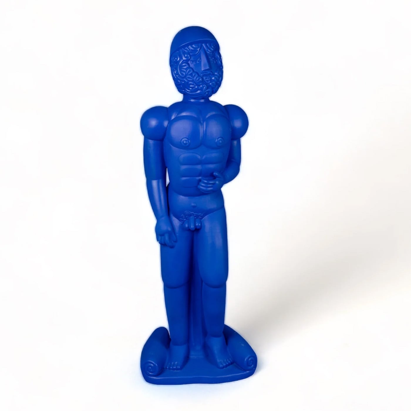 Seletti Terracotta Statue Helmet Blue