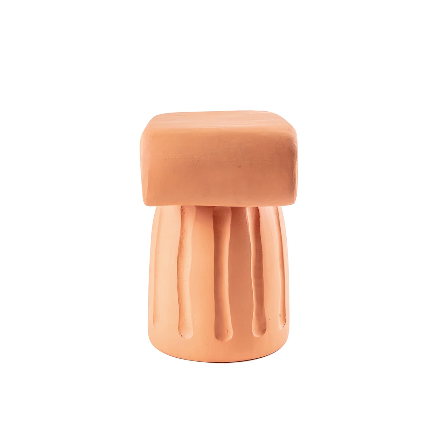 Seletti Magna Graecia Terracotta Capitello Sgabello/Tavolino