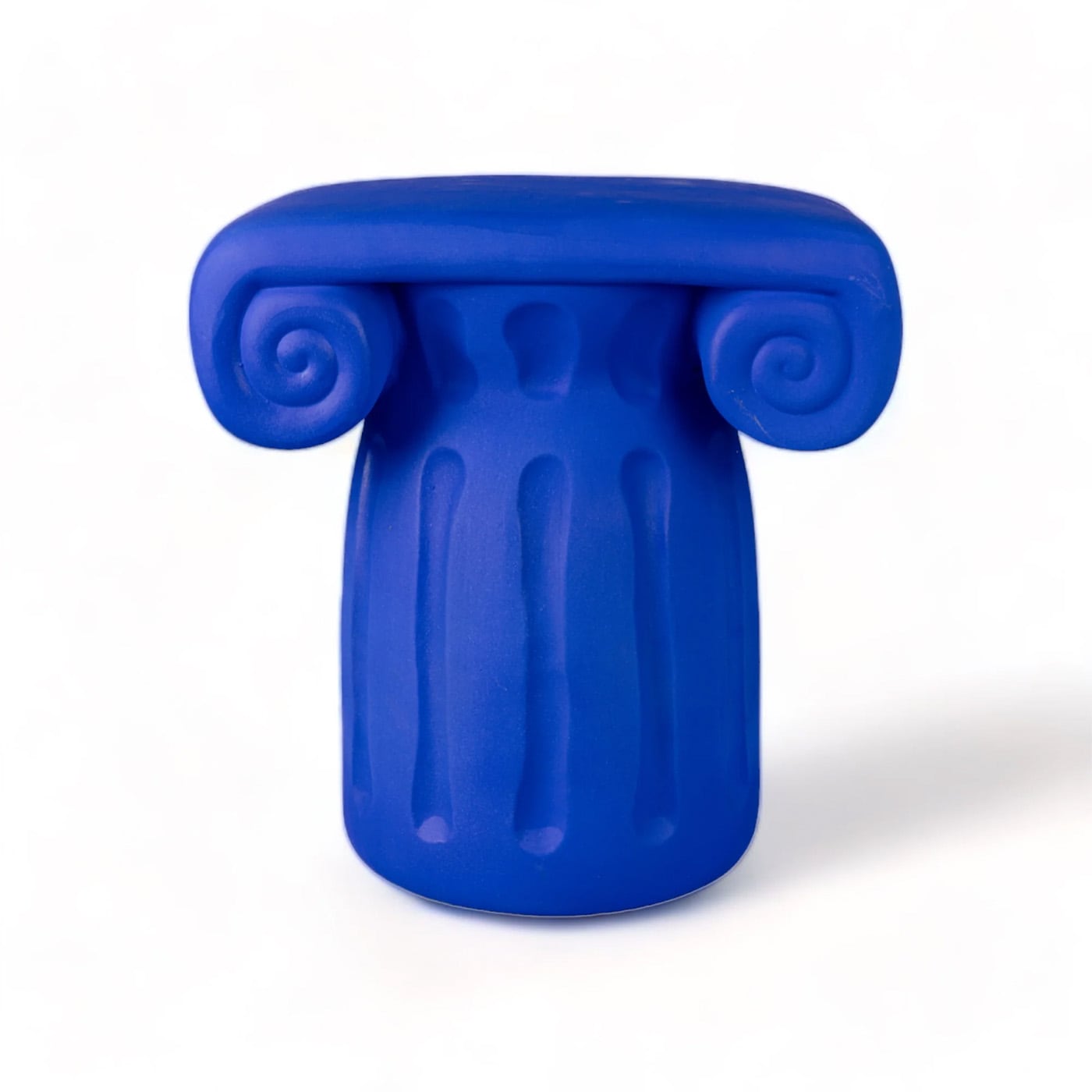 Seletti Terracotta Capitel Blue Sgabello/Tavolino