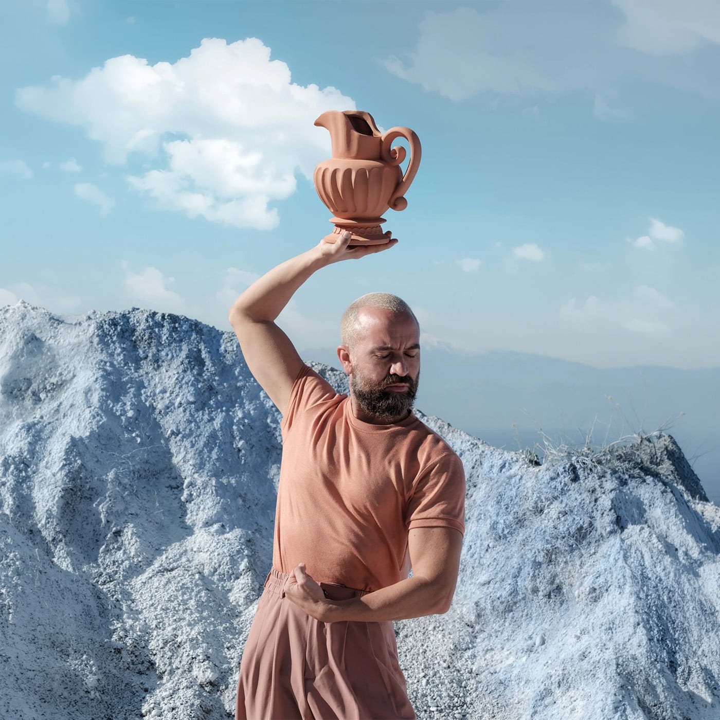 Seletti Magna Graecia Terracotta Caraffe