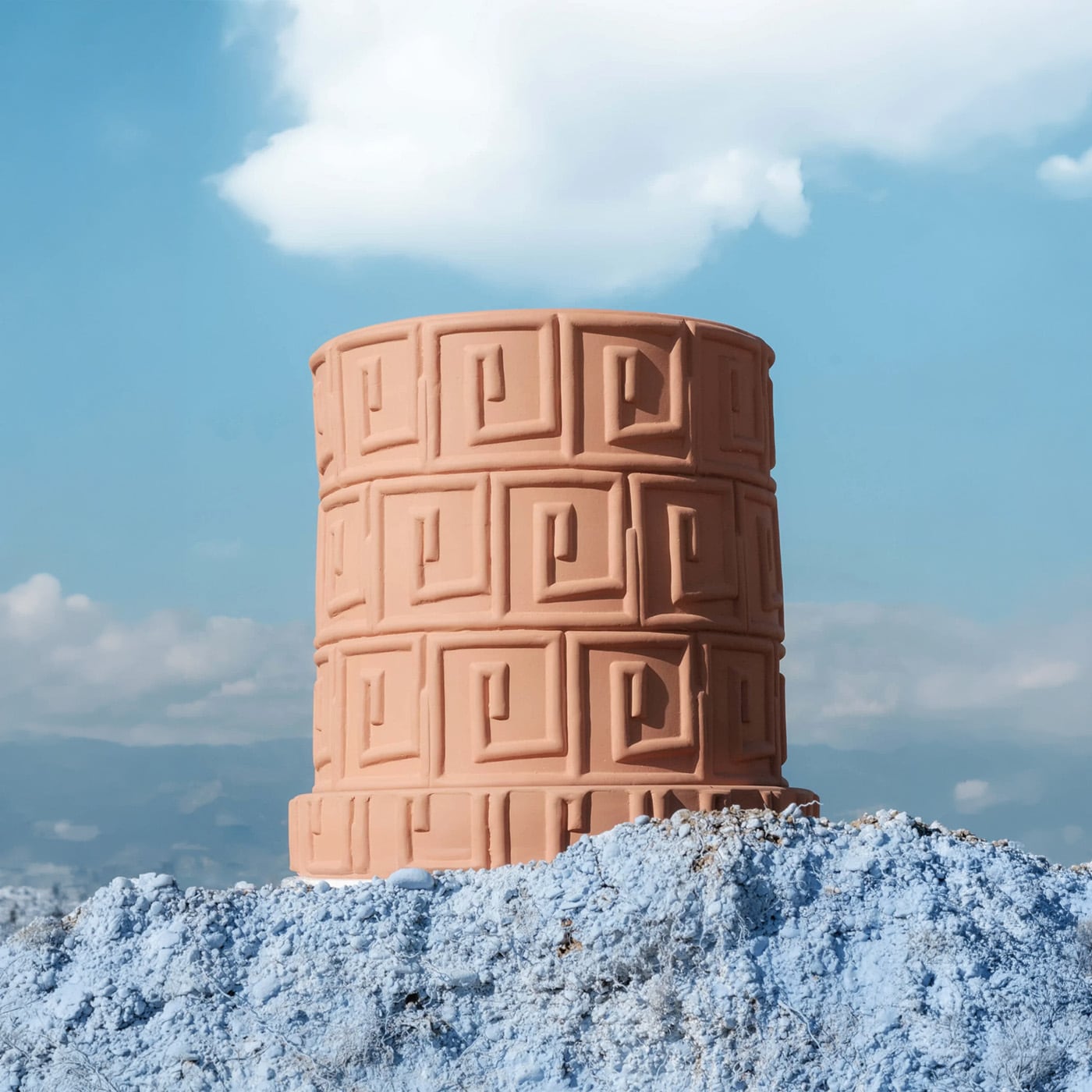 Seletti Magna Graecia Terracotta Vase Greca