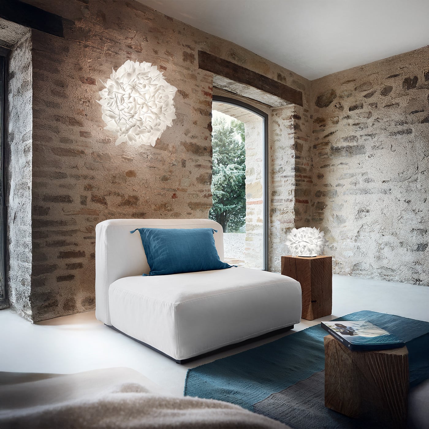 Slamp Veli Foliage Plafoniera Applique