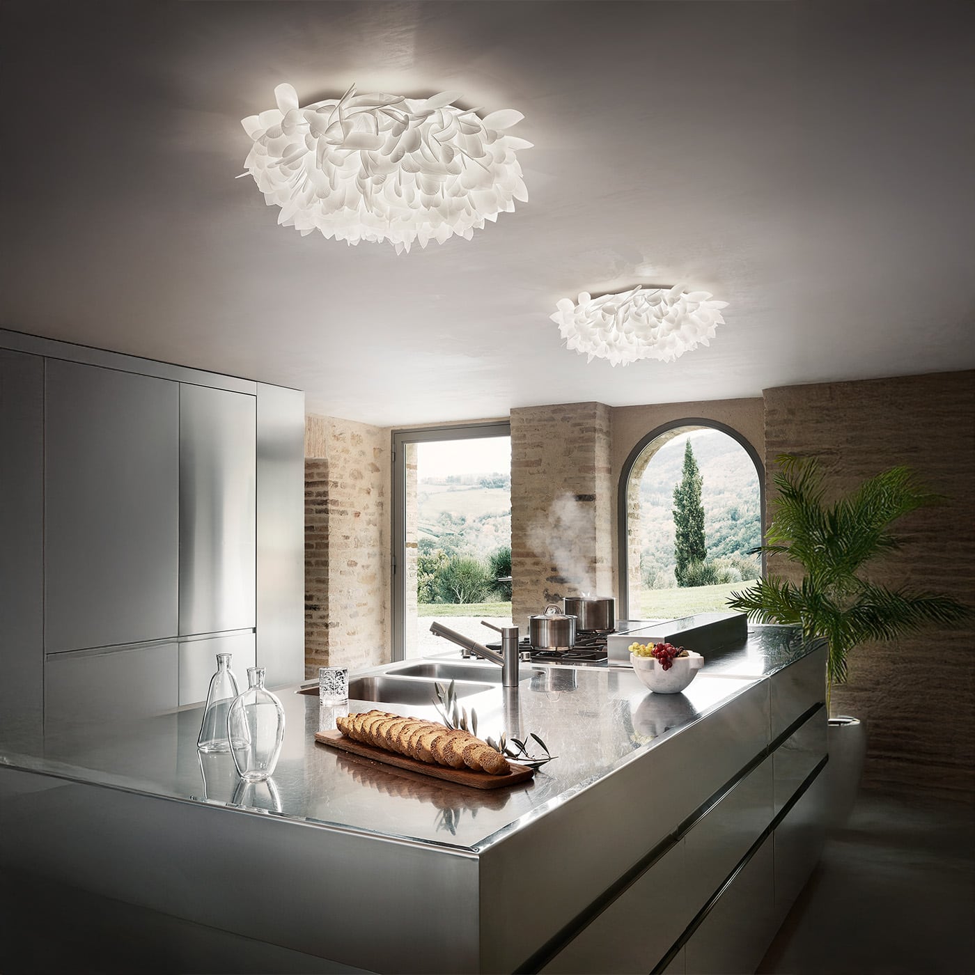 Slamp Veli Foliage Plafoniera Applique