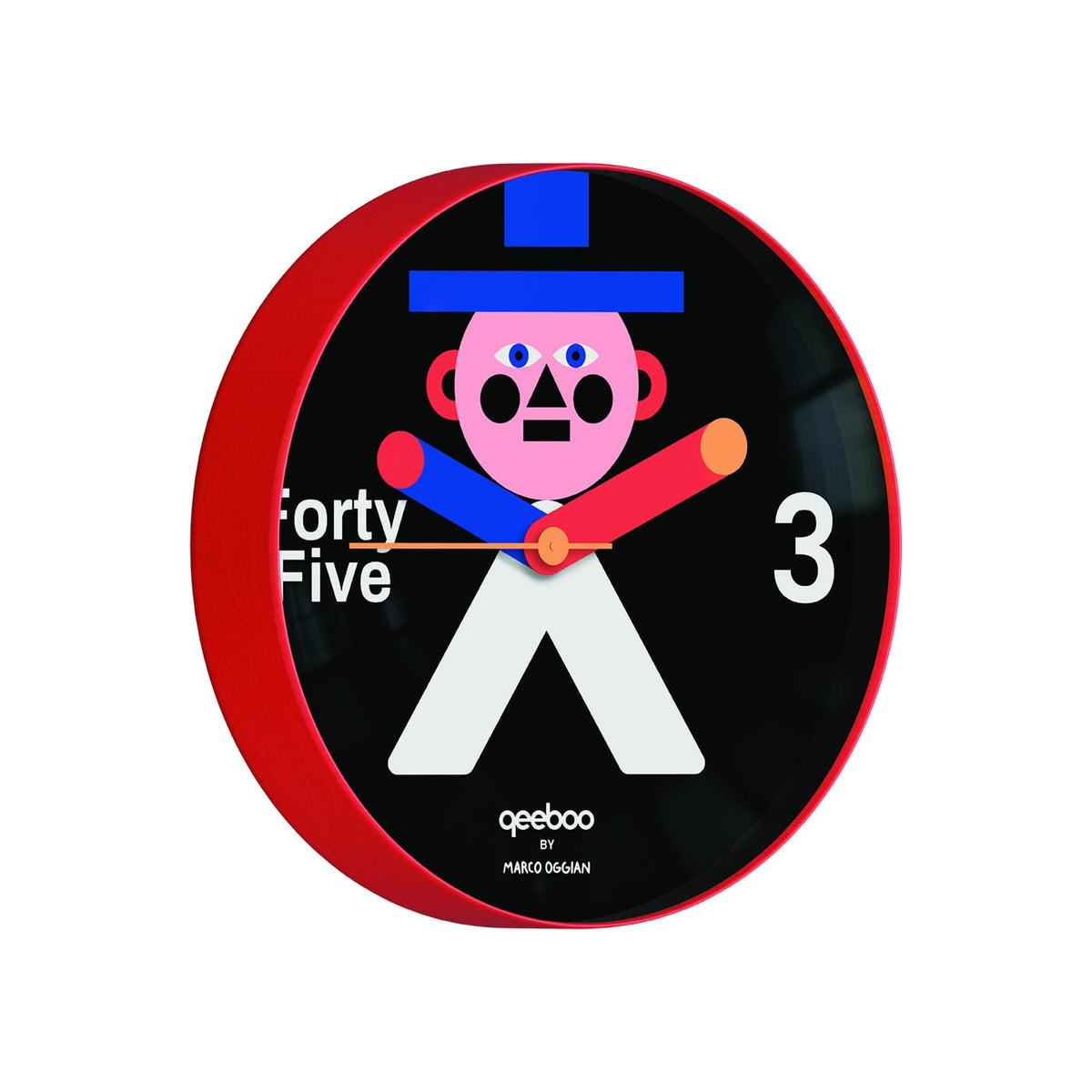 Qeeboo Mr. Wally Wall Orologio