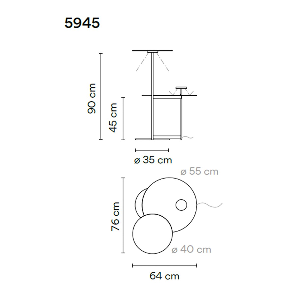 Vibia Flat 5945 Piantana